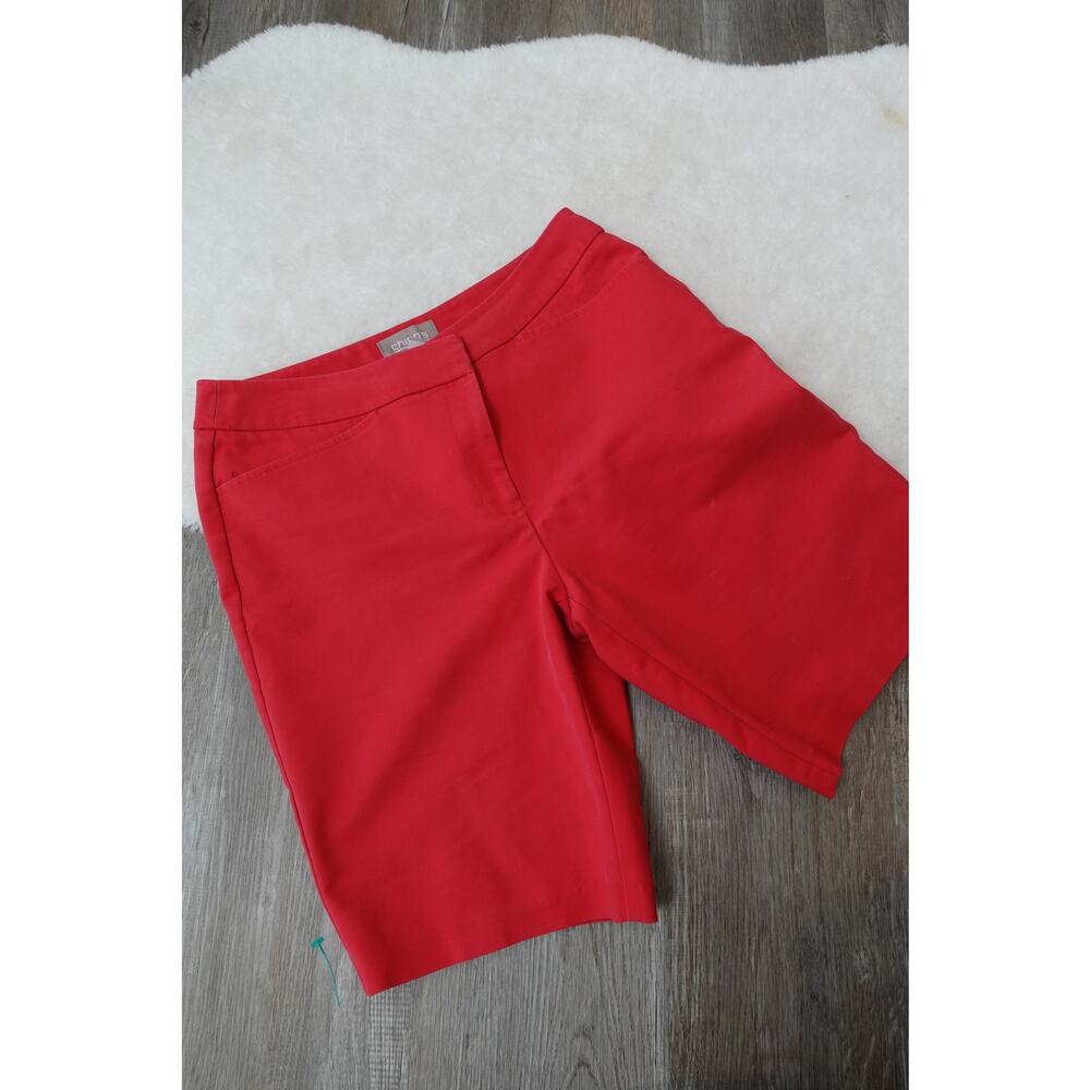 Chico Red Bermuda Short Women size Medium